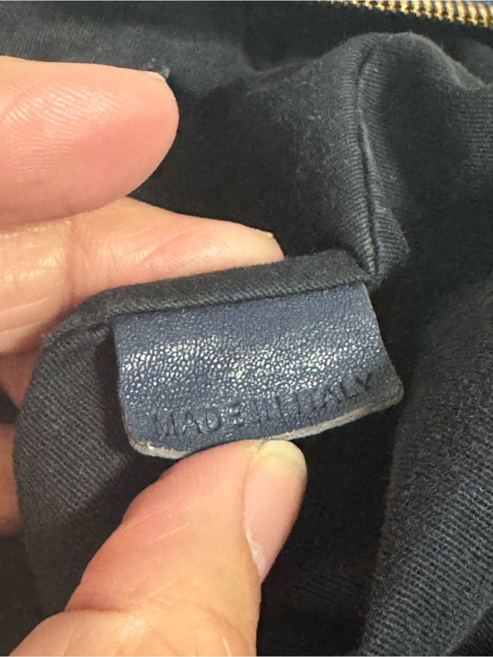 Givenchy Nightingale Navy Blue 2 way Leather Bag - Picture 6 of 14